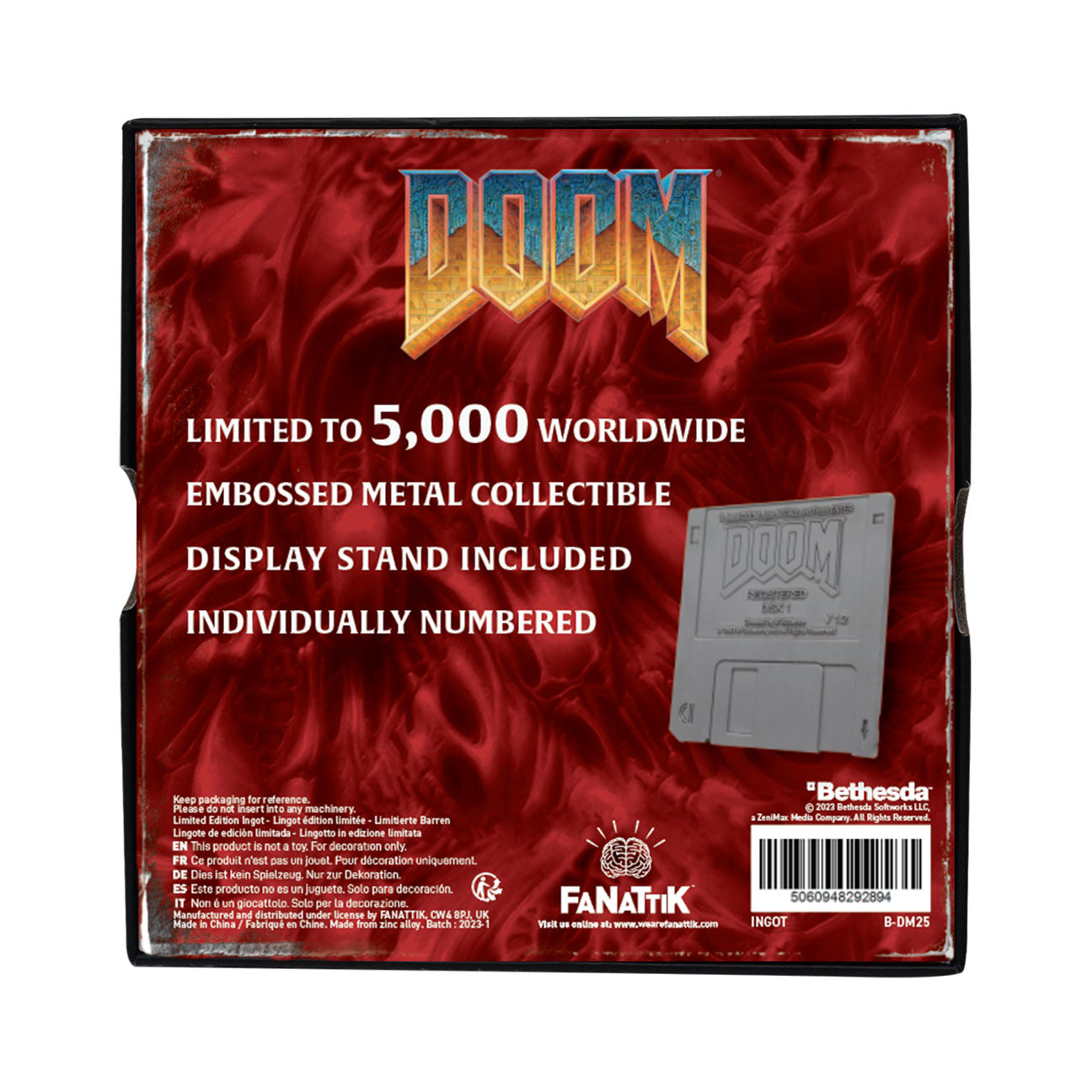 Réplique collector DOOM - Floppy Disk