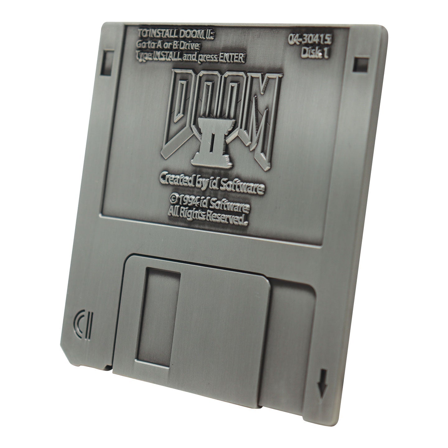 Réplique collector DOOM - II Floppy Disk Antique Silver Edition