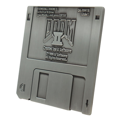 Réplique collector DOOM - II Floppy Disk Antique Silver Edition