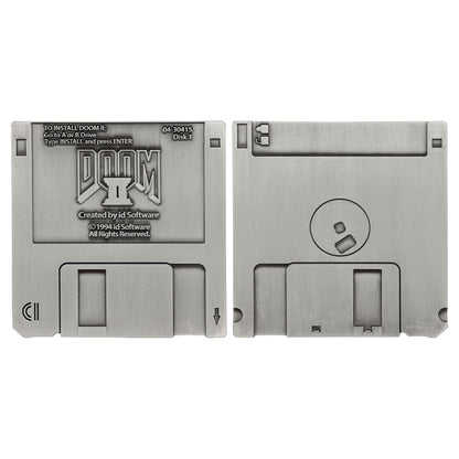 Réplique collector DOOM - II Floppy Disk Antique Silver Edition
