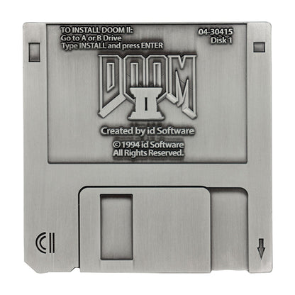 Réplique collector DOOM - II Floppy Disk Antique Silver Edition