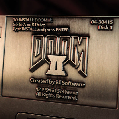 Réplique collector DOOM - II Floppy Disk Antique Silver Edition