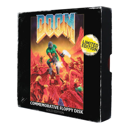 Réplique collector DOOM - Floppy Disk Imitation Gold