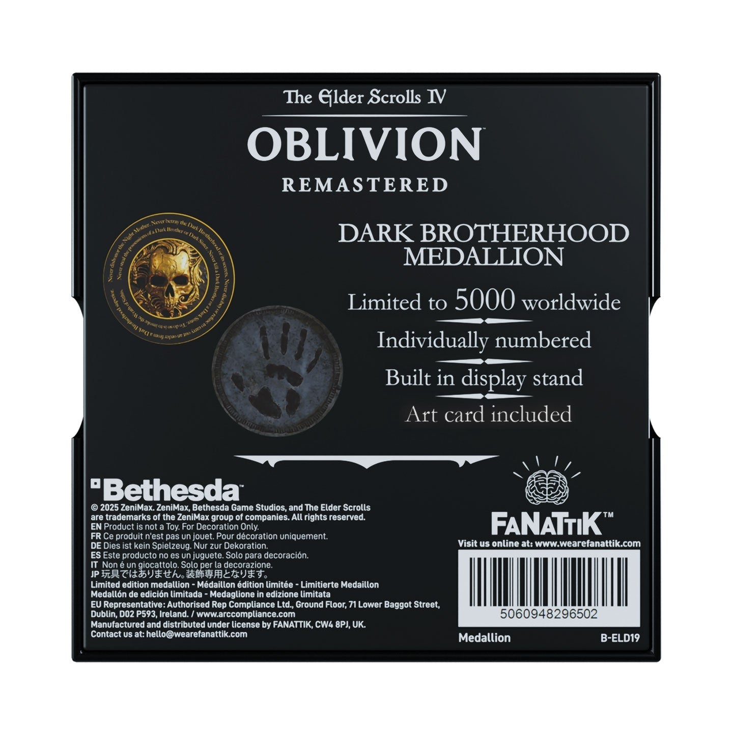 Médaillon collector The Elder Scrolls - IV: Oblivion Dark BrotherhoodMMédaillon collector The Elder Scrolls - IV: Oblivion Dark BrotherhoodéMédaillon collector The Elder Scrolls - IV: Oblivion Dark BrotherhooddMédaillon collector The Elder Scrolls - IV: Oblivion Dark BrotherhoodaMédaillon collector The Elder Scrolls - IV: Oblivion Dark BrotherhoodiMédaillon collector The Elder Scrolls - IV: Oblivion Dark BrotherhoodlMédaillon collector The Elder Scrolls - IV: Oblivion Dark BrotherhoodlMédaillon collector Th