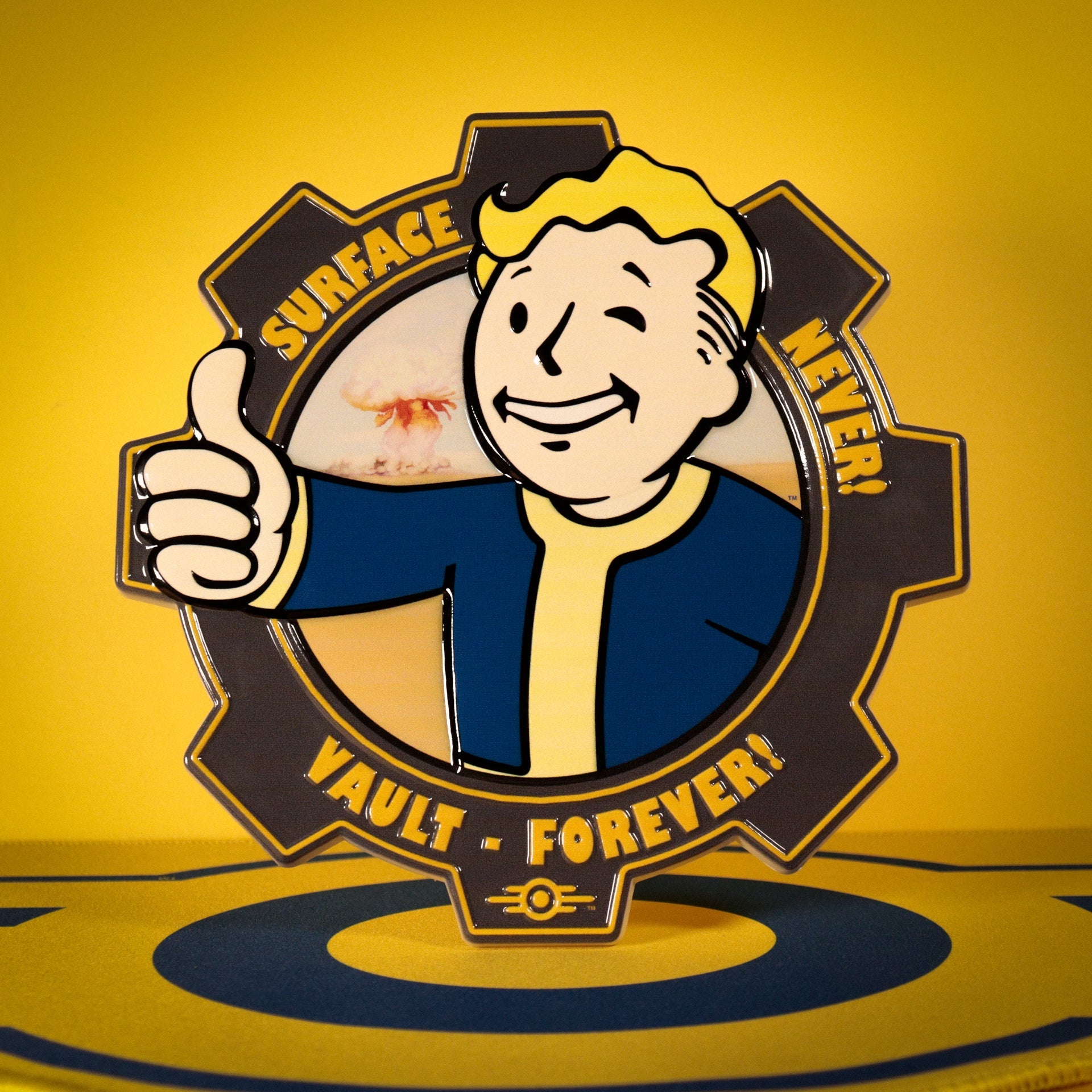 Plaque résine Fallout - Vault Boy