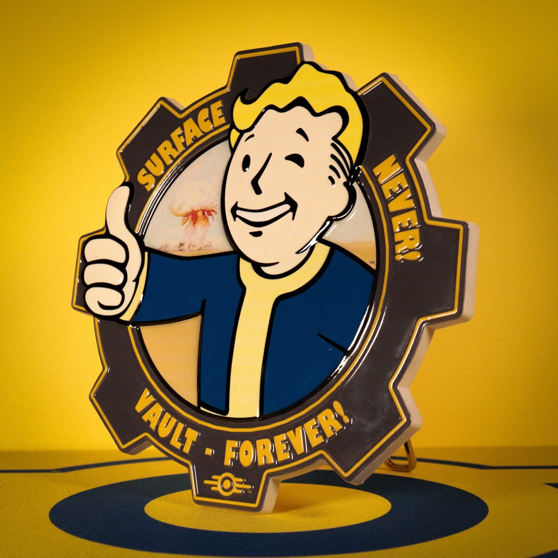 Plaque résine Fallout - Vault Boy