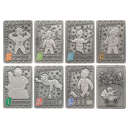 Objet collector Fallout - S.P.E.C.I.A.L. Perk Card Ingot Collector’s Album