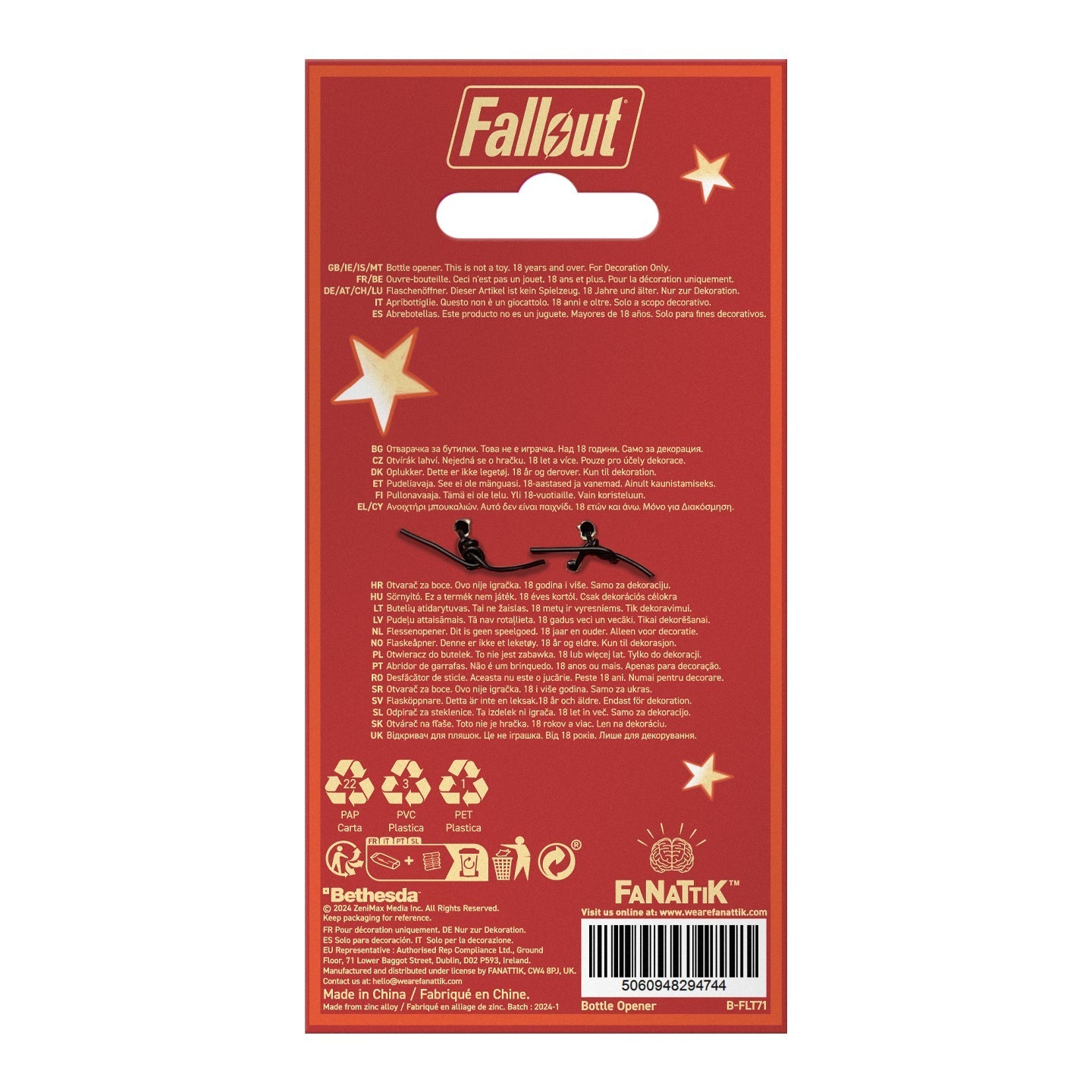 Décapsuleur Fallout - Nuka Cola