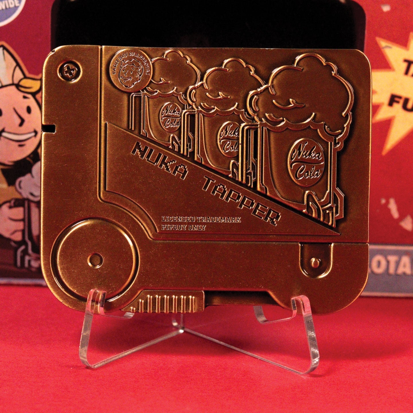Réplique collector Fallout - Nuka Tapper Holotape