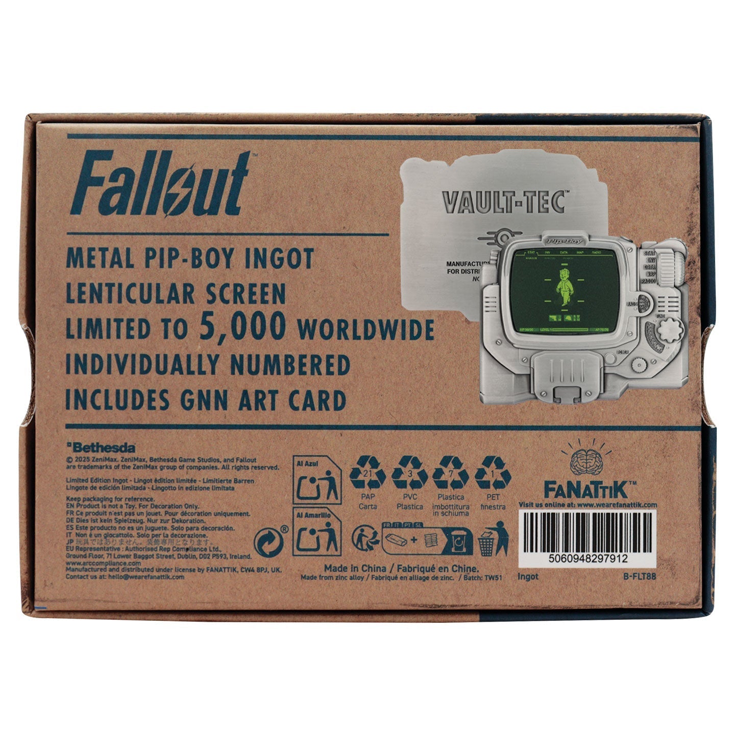 Objet collector Fallout - Pip-Boy Lenticular Ingot - Health VariantLObjet collector Fallout - Pip-Boy Lenticular Ingot - Health VariantiObjet collector Fallout - Pip-Boy Lenticular Ingot - Health VariantnObjet collector Fallout - Pip-Boy Lenticular Ingot - Health VariantgObjet collector Fallout - Pip-Boy Lenticular Ingot - Health VariantoObjet collector Fallout - Pip-Boy Lenticular Ingot - Health VarianttObjet collector Fallout - Pip-Boy Lenticular Ingot - Health Variant Objet collector Fallout - Pip-Boy Le