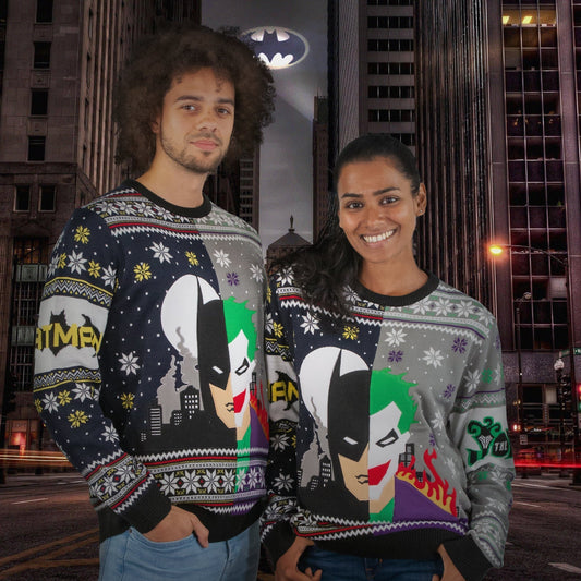Pull de Noël Batman Vs Joker