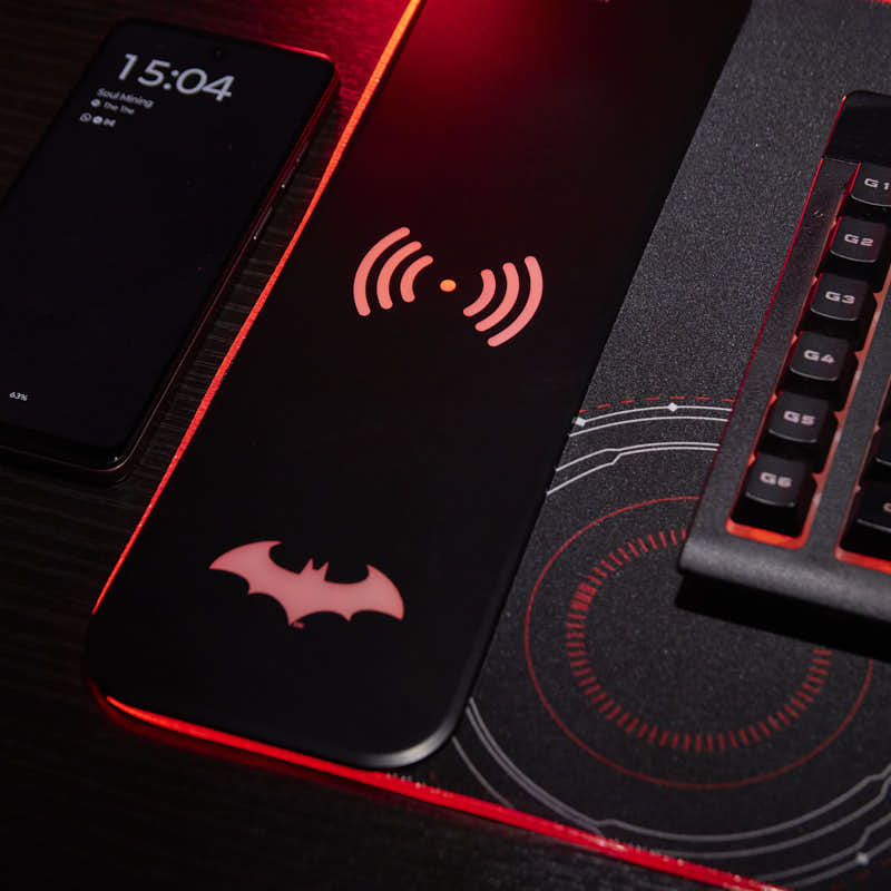 Tapis de jeu géant et Chargeur de téléphone portable - Batman Arkham