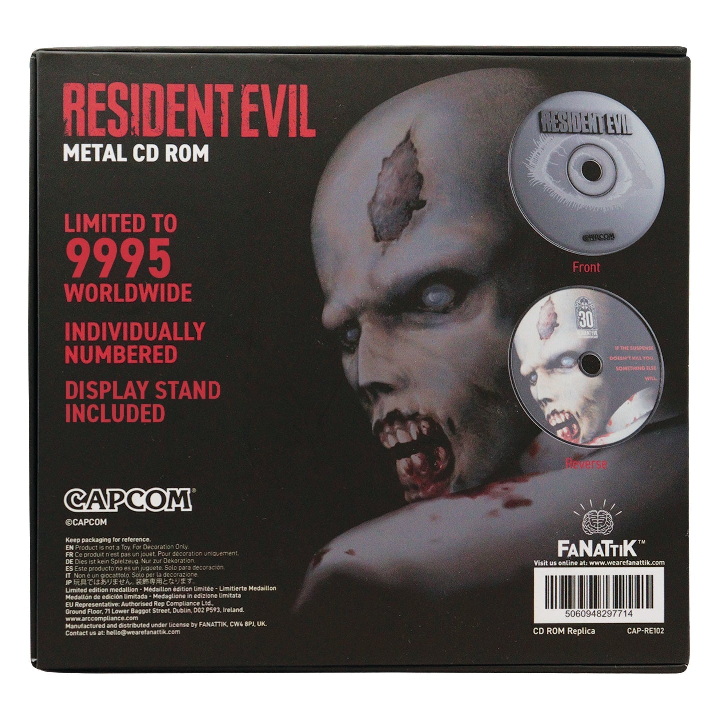 Objet collector Resident Evil - 30e anniversaire CD-ROMRObjet collector Resident Evil - 30e anniversaire CD-ROMéObjet collector Resident Evil - 30e anniversaire CD-ROMpObjet collector Resident Evil - 30e anniversaire CD-ROMlObjet collector Resident Evil - 30e anniversaire CD-ROMiObjet collector Resident Evil - 30e anniversaire CD-ROMqObjet collector Resident Evil - 30e anniversaire CD-ROMuObjet collector Resident Evil - 30e anniversaire CD-ROMeObjet collector Resident Evil - 30e anniversaire CD-ROM Objet co