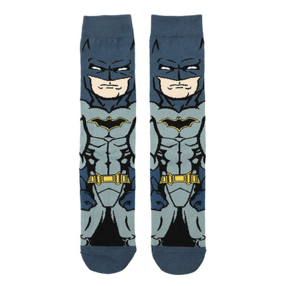 Chaussettes Batman grises avec cape intégrée