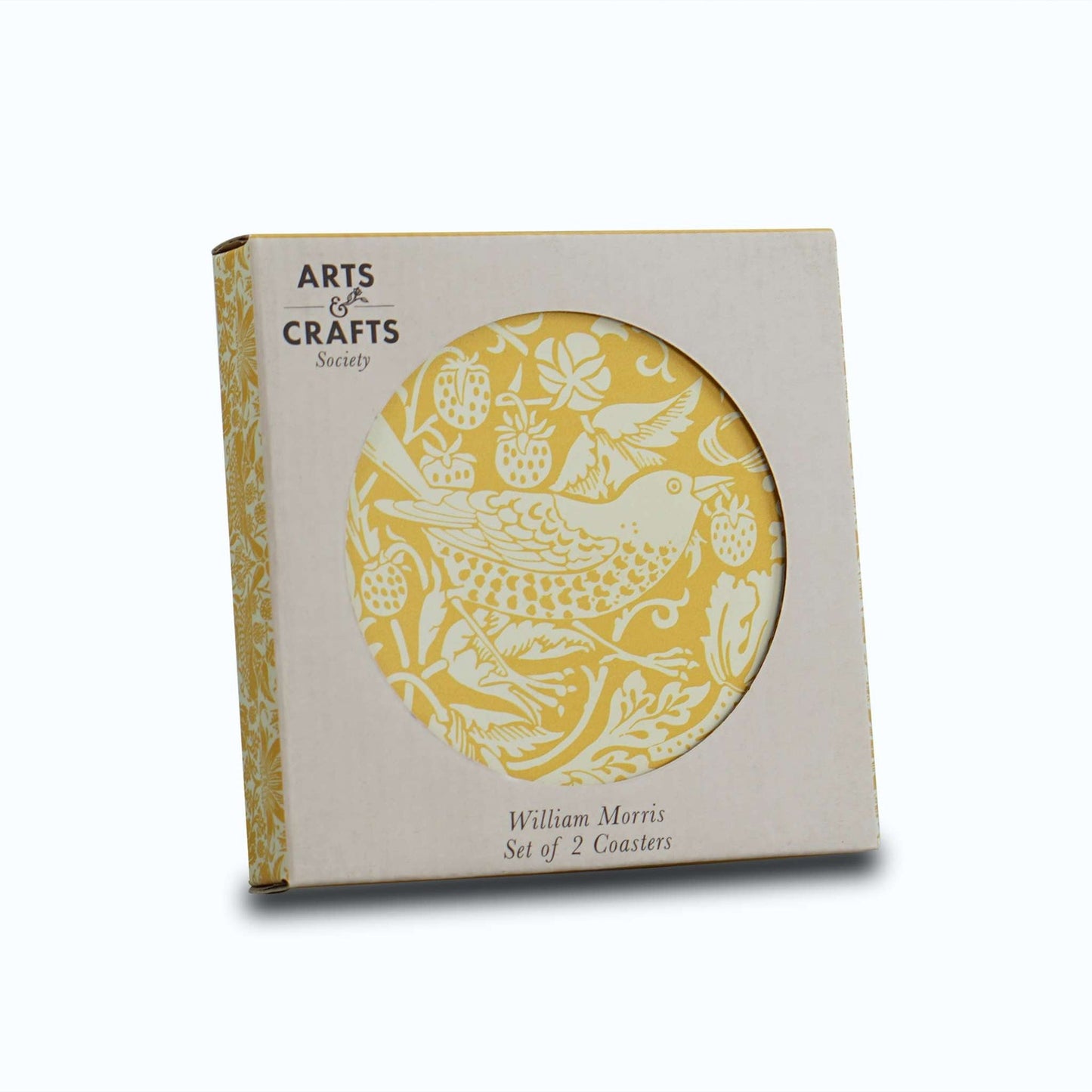 Sous-verre William Morris - Lot de 2 sous-verres en céramique Arts & Crafts Society Quince