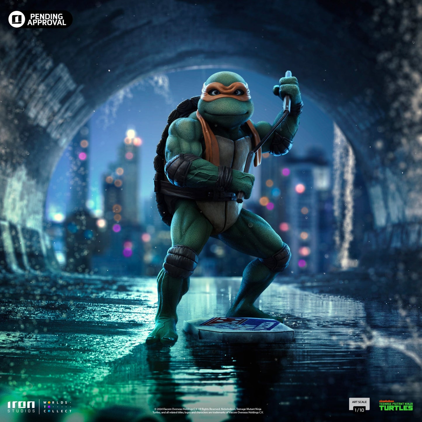 Statue Michelangelo - TMNT Movie - Art Scale 1/10 - Teenage Mutant Ninja Turtles
