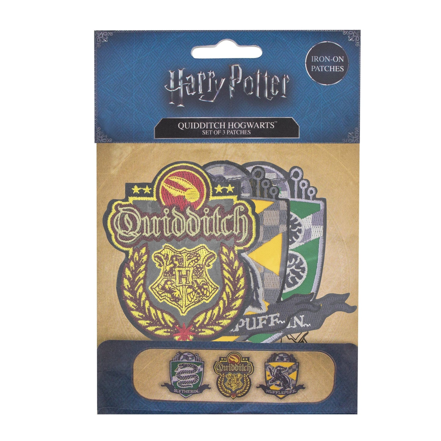 Set de 3 Écussons Deluxe Quidditch Poudlard