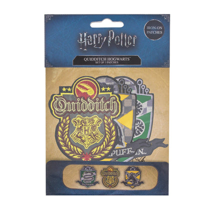 Set de 3 Écussons Deluxe Quidditch Poudlard