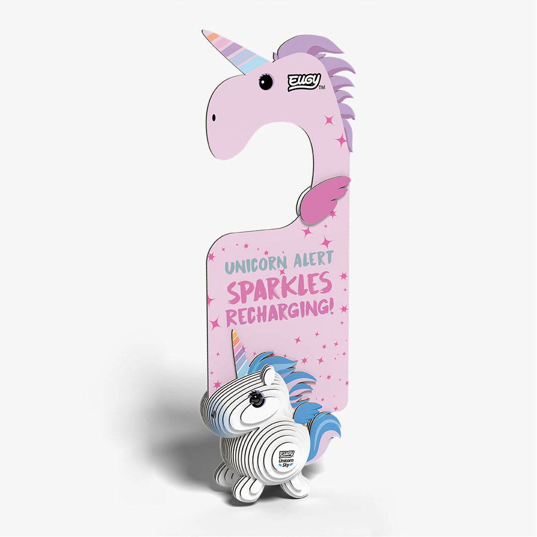 D069 Accroche-porte Licorne Ciel