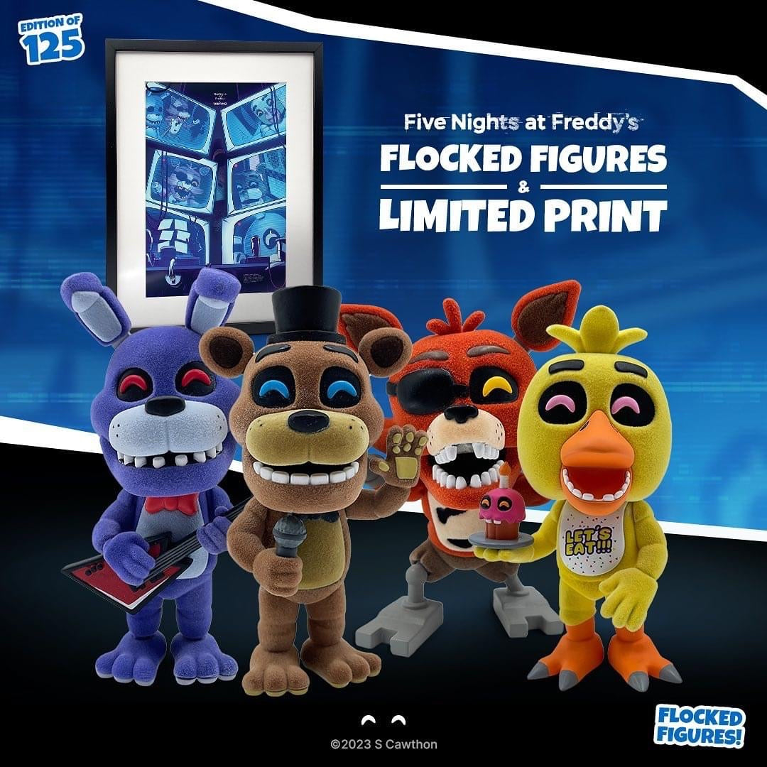 Flocked freddy funko sale pop