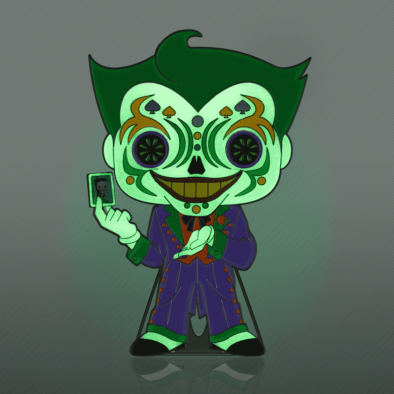 Joker Dia De Los DC (Glow) - Pop! Pin