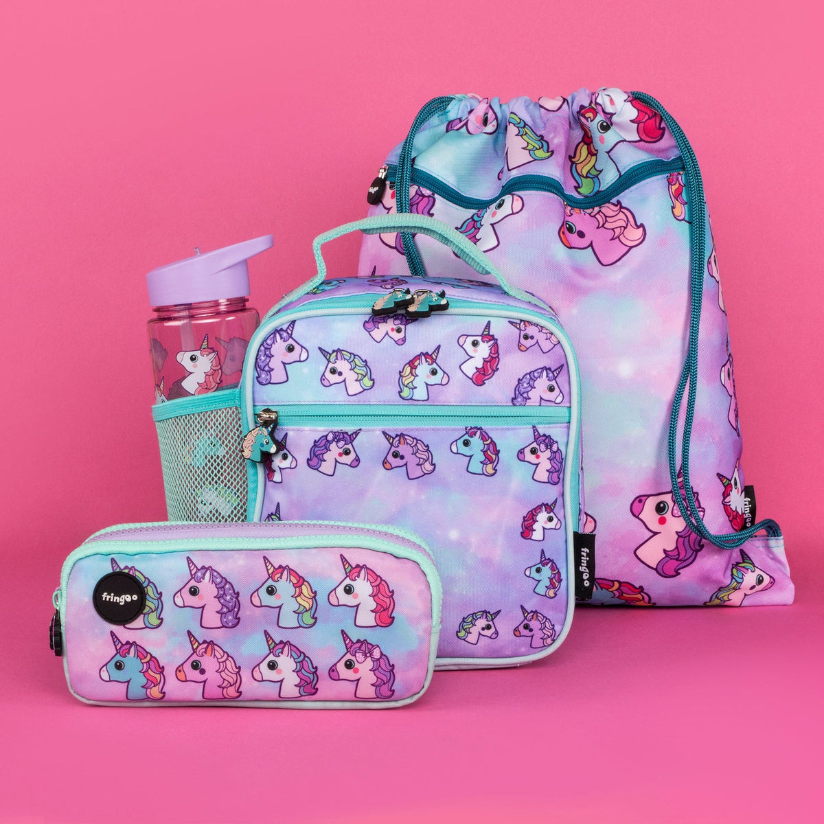 Sac repas – Pastel licorne