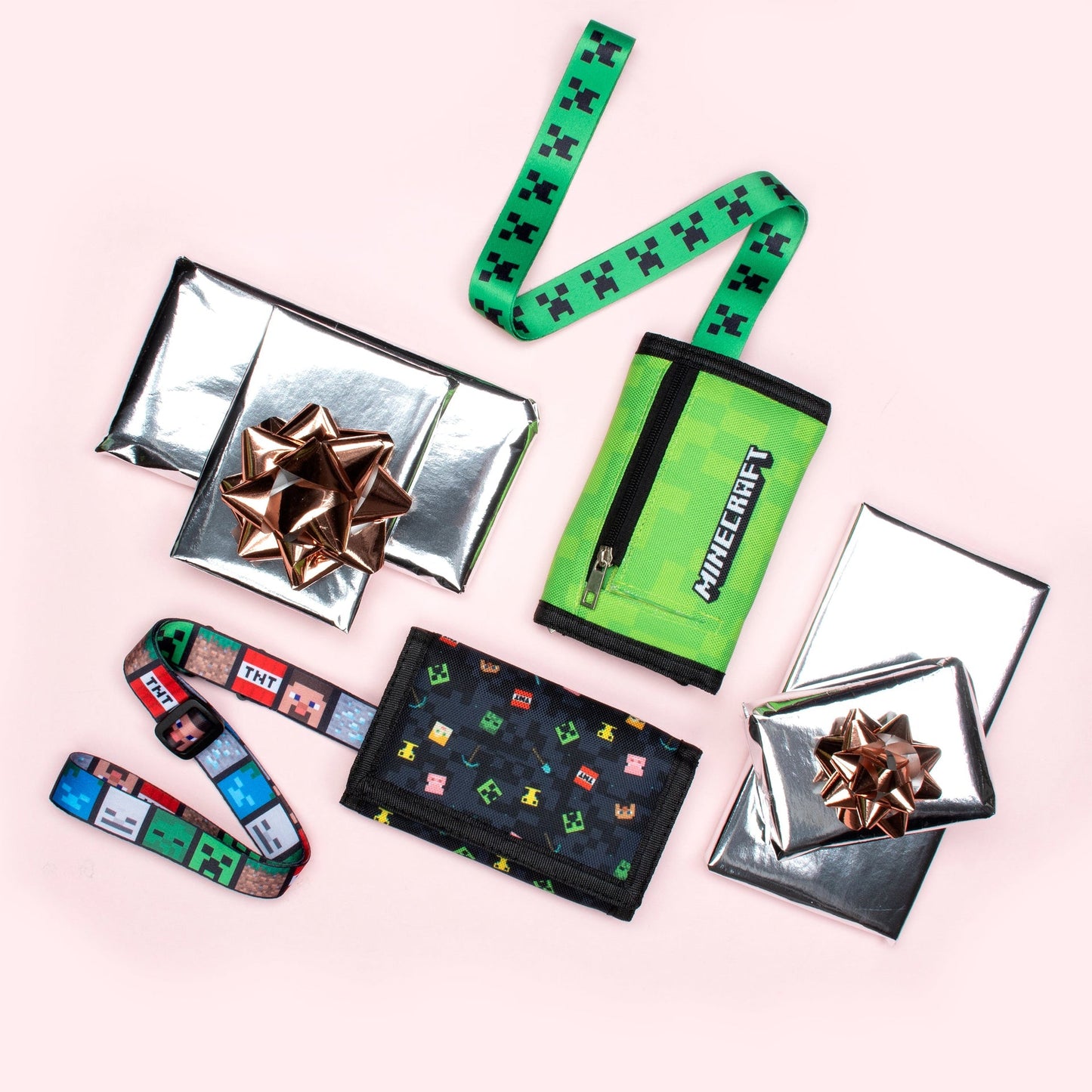 Minecraft Kids portefeuille – noir Pattern