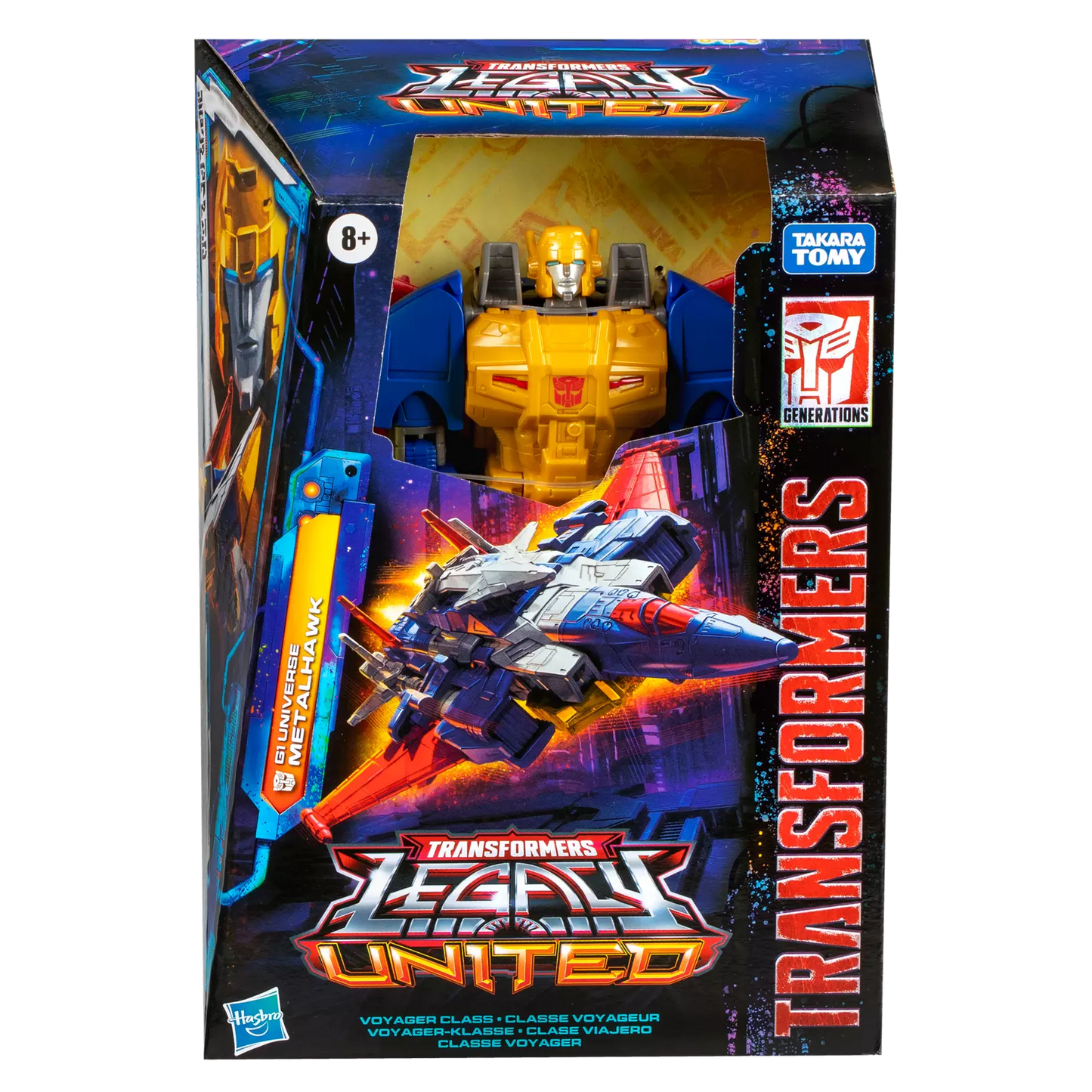 Transformers Generations Legacy United Voyageur Class G1 Universe Metalhawk