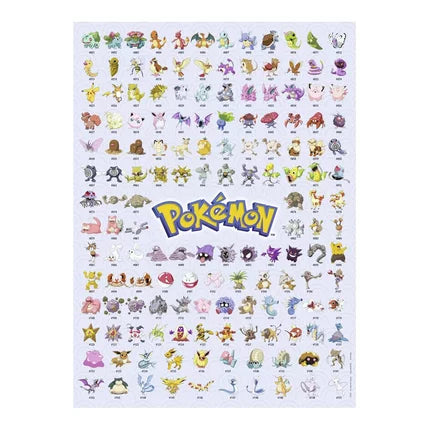 Pokémon-Puzzle – Pokedex der ersten Generation 