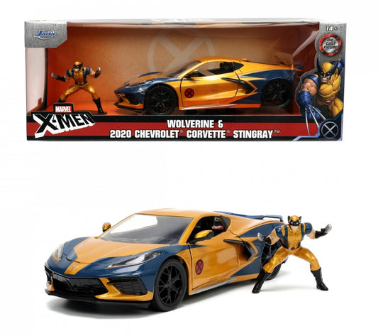 X-MEN Wolverine & 2020 Chevrolet Corvette Stingray 1:24