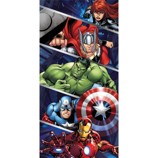 MARVEL Avengers Serviette de Plage 100% Polyester 70x140cm