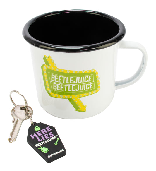 BEETLEJUICE Strange & Unusual Gift Box Mug + Porte-Clé