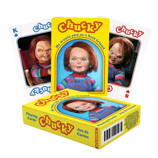 HORREUR Chucky Jeu de cartes Aquarius