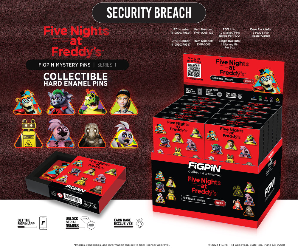 Mystery Mini Pins Five Nights at Freddy's