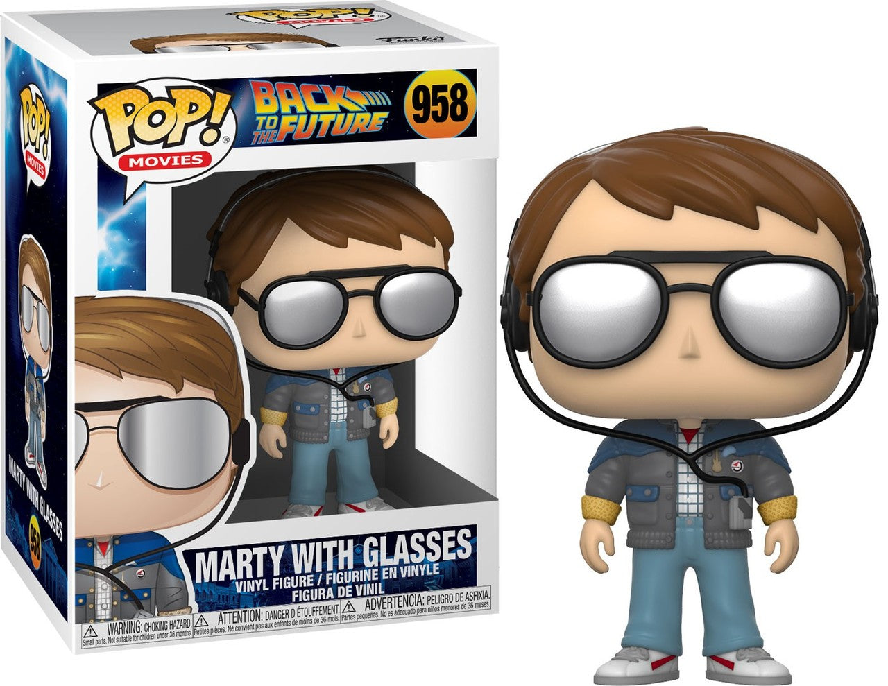 BACK TO THE FUTURE POP N° 958 Marty w/Glasses