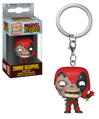 pop keychain zombie deadpool