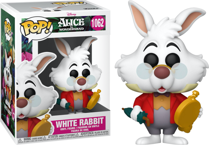 pop white rabbit with watch 1062