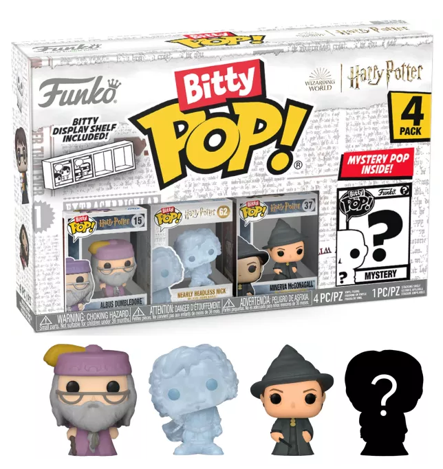 HARRY POTTER Bitty Pop 4 Pack 2.5cm Dumbledore