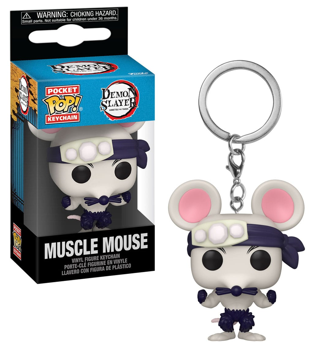 DEMON SLAYER Pocket Pop Keychains Muscle Mouse