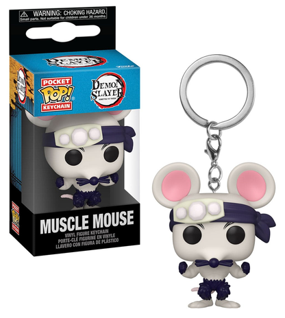 DEMON SLAYER Pocket Pop Keychains Muscle Mouse