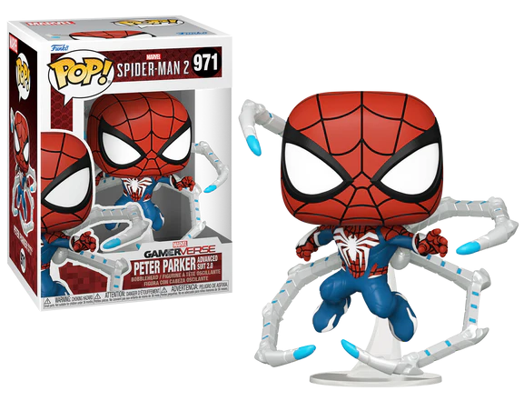 SPIDER-MAN 2 POP Games N° 971 Peter Parker (Advanced Suit 2.0)