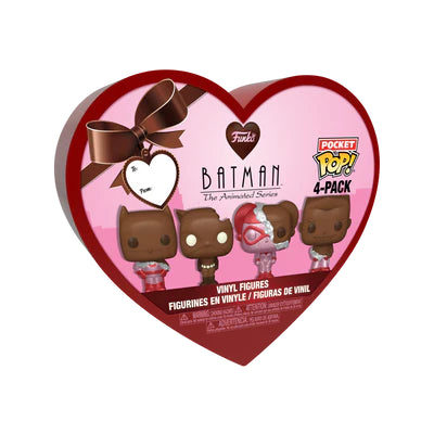 Pocket Pop Keychains 4 Pack- Saint-Valentin (Chocolat)