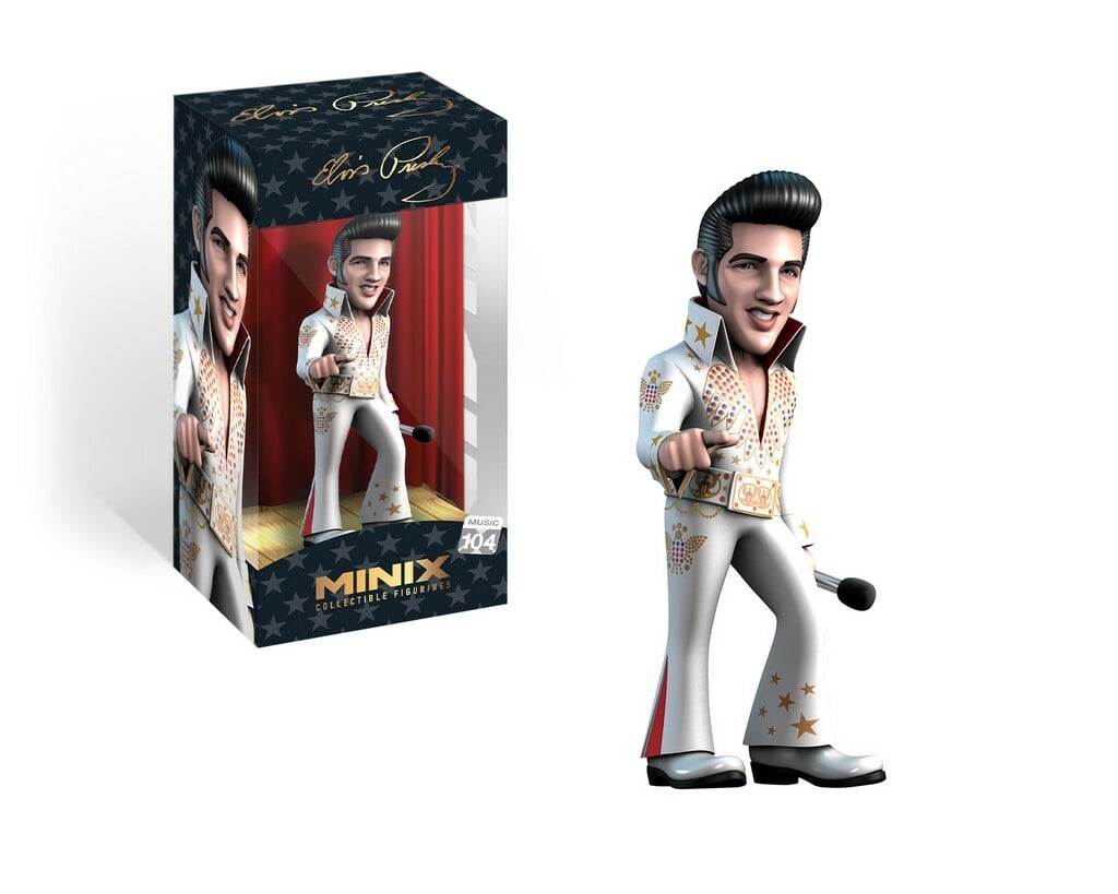 ELVIS Elvis en tenue blanche Figurine Minix # 12cm