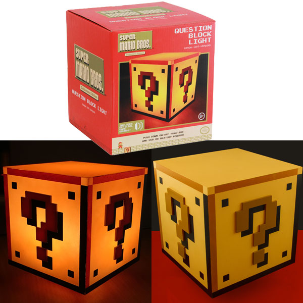 Super Mario Lamp - Question Block 