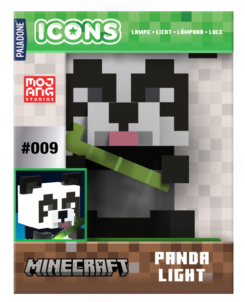 Lampe Icone Minecraft - Panda - PRECOMMANDE*