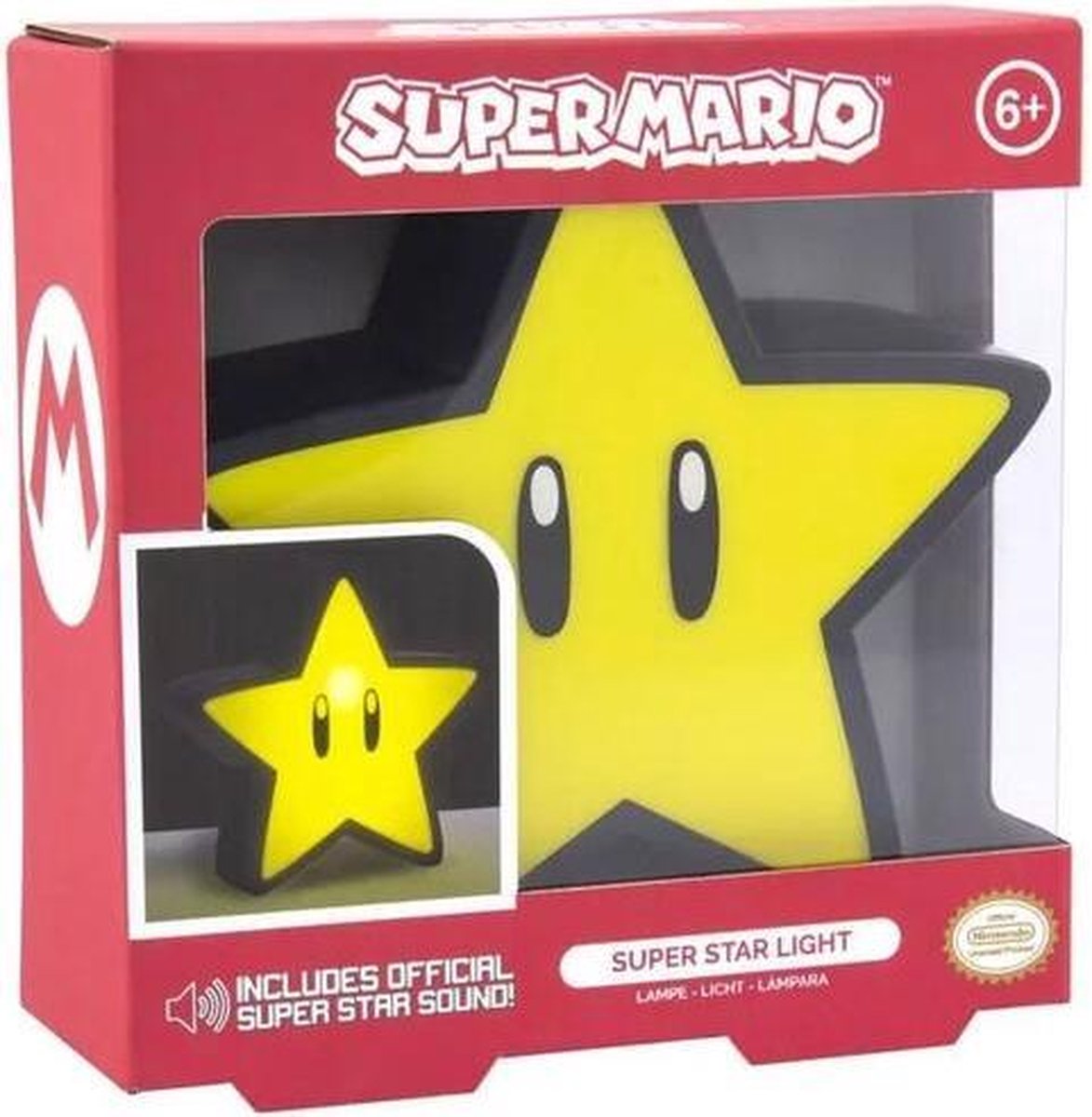 Lampe sonore Super Mario - Super Etoile