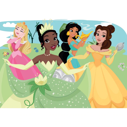 Fröhliches Farbpuzzle Disney-Prinzessinnen