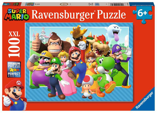 SUPER MARIO Let's-a-go Puzzle 100P XXL