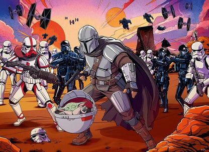 Puzzle Star Wars: The Mandalorian - Face-Off