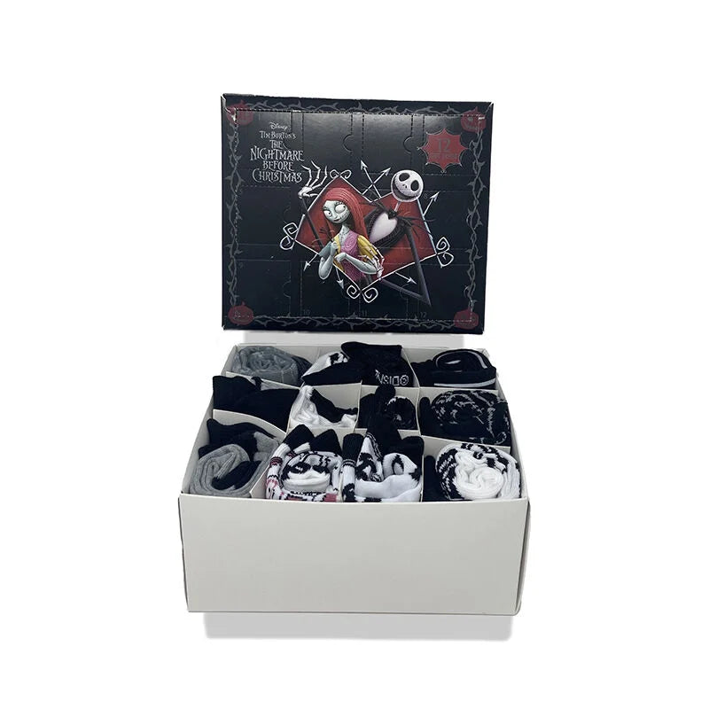 Gift Box Calendrier L'Étrange Noël de Monsieur Jack - 12 Paires de Chaussettes